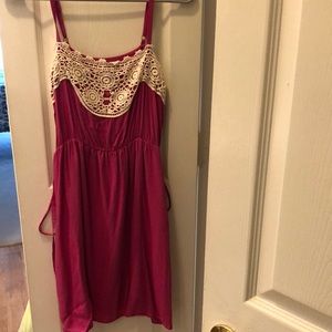 Fuchsia pink dress
